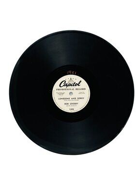 Bob Crosby Lonesome / Sorry Im Waiting Just For You 10in 78 RPM Capitol 1595